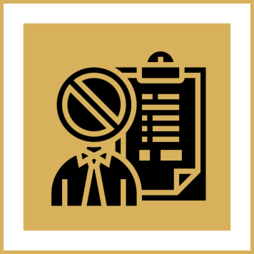 Restricted area sign illustration