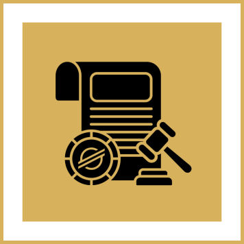 Court order with gavel illustration