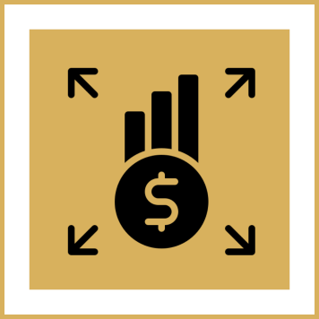 Money and chart graphic design